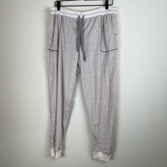 Simply Vera Womens Lounge Set Size XL Cream Gray Cozy Pajamas Soft - Picture 3 of 11